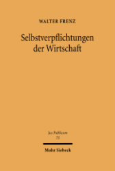 Buchcover Selbstverpflichtungen der Wirtschaft
