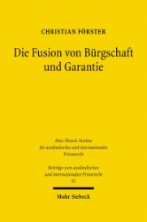 Buchcover Die Fusion von Bürgschaft und Garantie