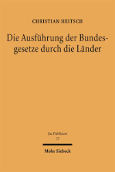 Buchcover Die Ausführung der Bundesgesetze durch die Länder
