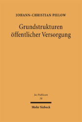 Buchcover Grundstrukturen öffentlicher Versorgung