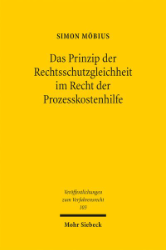 Buchcover Das Prinzip der Rechtsschutzgleichheit im Recht der Prozesskostenhilfe