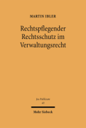 Buchcover Rechtspflegender Rechtsschutz im Verwaltungsrecht