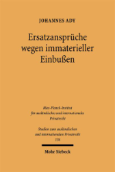 Buchcover Ersatzansprüche wegen immaterieller Einbußen