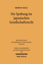 Buchcover Die Spaltung im japanischen Gesellschaftsrecht