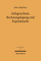 Buchcover Anlegerschutz, Rechnungslegung und Kapitalmarkt