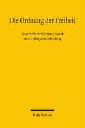 Buchcover Die Ordnung der Freiheit