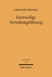 Buchcover Einstweilige Verwaltungsführung
