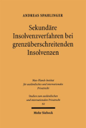Buchcover Sekundäre Insolvenzverfahren bei grenzüberschreitenden Insolvenzen