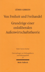 Buchcover Von Freiheit und Freihandel