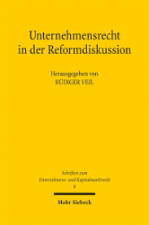 Buchcover Unternehmensrecht in der Reformdiskussion