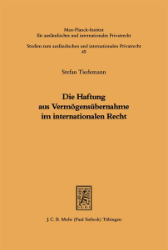 Buchcover Die Haftung aus Vermögensübernahme im internationalen Recht
