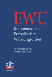 Buchcover Kommentar zur Europäischen Währungsunion