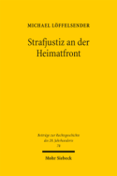 Buchcover Strafjustiz an der Heimatfront