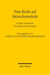 Buchcover Vom Recht auf Menschenwürde
