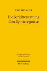 Buchcover Die Berichterstattung über Sportereignisse