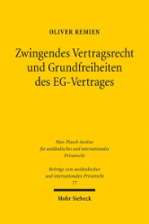 Buchcover Zwingendes Vertragsrecht und Grundfreiheiten des EG-Vertrages
