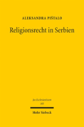 Buchcover Religionsrecht in Serbien