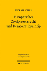 Buchcover Europäisches Zivilprozessrecht und Demokratieprinzip