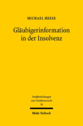 Buchcover Gläubigerinformation in der Insolvenz