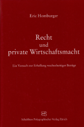 Buchcover Recht und private Wirtschaftsmacht