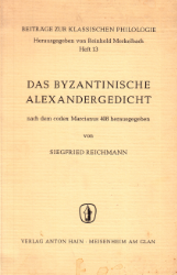 Buchcover Das byzantinische Alexandergedicht