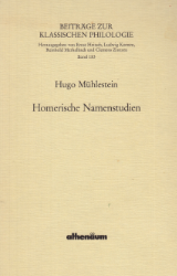 Buchcover Homerische Namenstudien