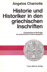 Buchcover Historie und Historiker in den griechischen Inschriften