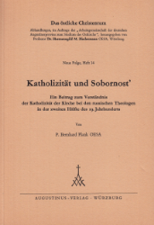 Buchcover Katholizität und Sobornost'