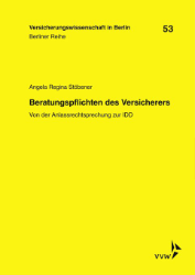 Buchcover Beratungspflichten des Versicherers