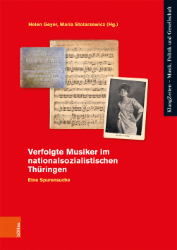 Buchcover Verfolgte Musiker im nationalsozialistischen Thüringen.