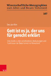 Buchcover Gott ist es ja, der uns für gerecht erklärt