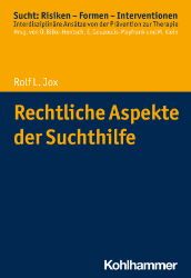 Buchcover Rechtliche Aspekte der Suchthilfe