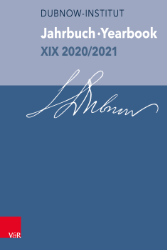 Buchcover Jahrbuch des Simon-Dubnow-Instituts/Simon Dubnow Institute Yearbook. Band XIX (2020/2021) ...