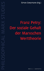 Buchcover Der soziale Gehalt der Marxschen Werttheorie
