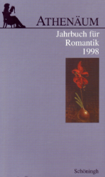 Buchcover Athenäum - Jahrbuch für Romantik. 8. Jahrgang 1998