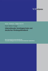 Buchcover Internationale Sonntagsschule und deutscher Kindergottesdienst