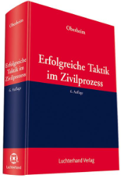 Buchcover Erfolgreiche Taktik im Zivilprozess