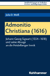Buchcover Admonitio Christiana (1616)