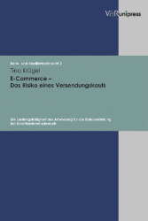 Buchcover E-Commerce - Das Risiko eines Versendungskaufs