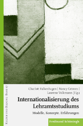 Buchcover Internationalisierung des Lehramtsstudiums
