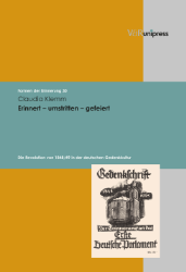 Buchcover Erinnert - umstritten - gefeiert