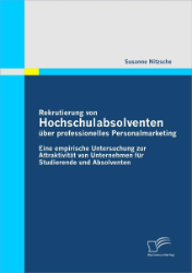 Buchcover Rekrutierung von Hochschulabsolventen über professionelles Personalmarketing