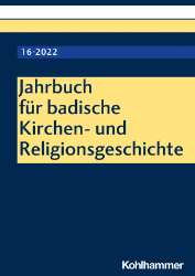 Buchcover Jahrbuch für badische Kirchen- und Religionsgeschichte. 16. Band (2022)