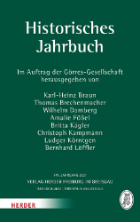 Buchcover Historisches Jahrbuch. 141. Jahrgang 2021
