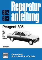 Buchcover Reparaturanleitungen 682/683: Peugeot 305 ab 1980