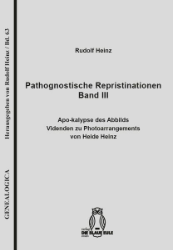 Buchcover Pathognostische Repristinationen, Band III: Apo-kalypse des Abbilds