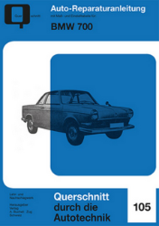 Buchcover Auto-Reparaturanleitung 105: BMW 700