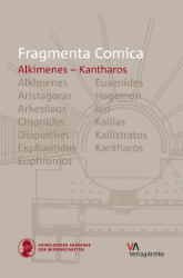 Buchcover Fragmenta Comica, Band 1.1: Alkimenes - Kantharos