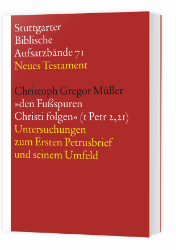 Buchcover »den Fußsspuren Christi folgen« (1 Petr 2,21)