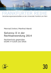 Buchcover Solvency II in der Rechtsanwendung 2014